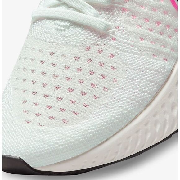 Nike React Infinity Run FK 2 White/Black-Sail-Pink Blast DJ5396-100 Women's 8 - Picture 3 of 10